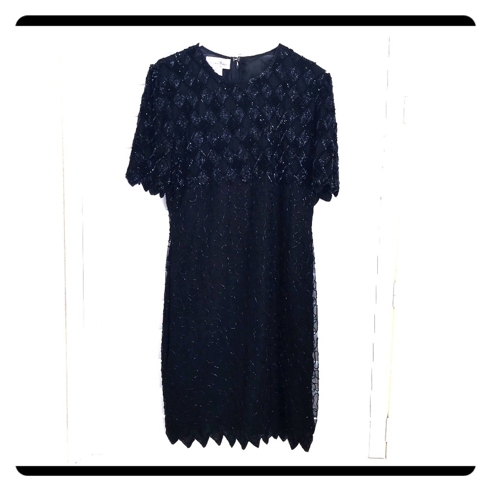 Vintage Full Beaded Dress